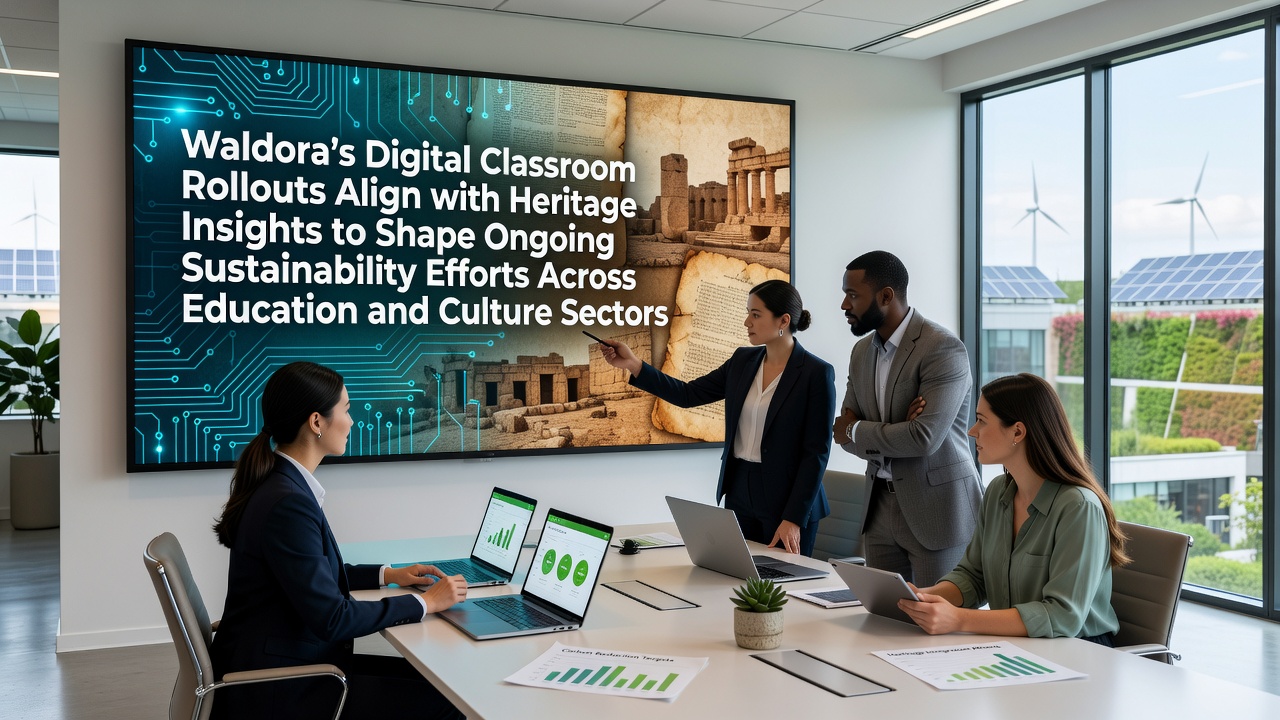 Waldora's Digital Classroom Rollouts Align with Heritage Insights to Shape Ongoing Sustainability Efforts Across Education and Culture Sectors